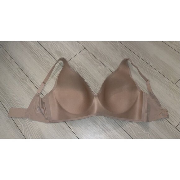 Gap Body Everyday Wire Free Bra Lightly Lined Womens 36DD Beige New Nwt - Picture 5 of 6